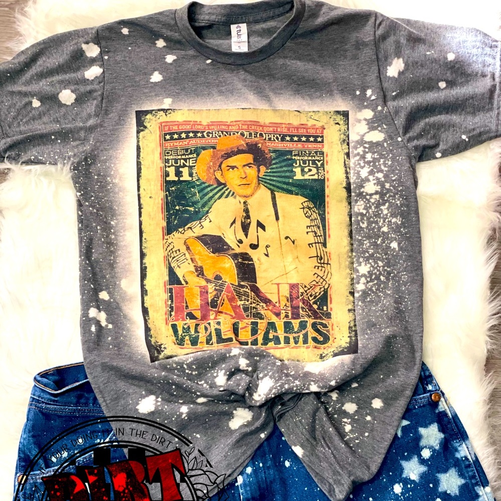 Hank Williams bleached tee